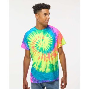 Colortone Unisex Multi-Color Tie-Dyed T-Shirt